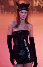 KENDALL JENNER Walks Runway at Off-white Fashion Show in Paris 02/28/2022
