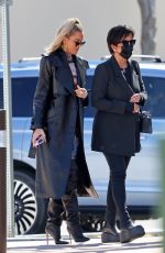 KHLOE KARDASHIAN and KRIS JENNER Out in Los Angeles 03/10/2022
