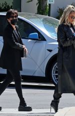 KHLOE KARDASHIAN and KRIS JENNER Out in Los Angeles 03/10/2022
