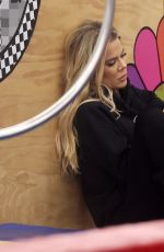KHLOE KARDASHIAN at Her Daughter Gymnastics Class in Woodland Hills 03/04/2022