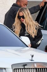 KHLOE KARDASHIAN at Her Daughter Gymnastics Class in Woodland Hills 03/04/2022