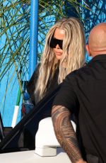 KHLOE KARDASHIAN Leaves Gymnastics Class in Los Angeles 03/18/2022