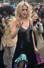 KIERNAN SHIPKA Arrives at Loewe Fashion Show in Paris 03/04/2022
