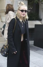 KIERNAN SHIPKA Leaves Her Hotel in Paris 03/05/2022