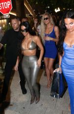 KIM and KHLOE KARDASHIAN Leaves SKIMS Pop-up Shop in Miami 03/19/2022