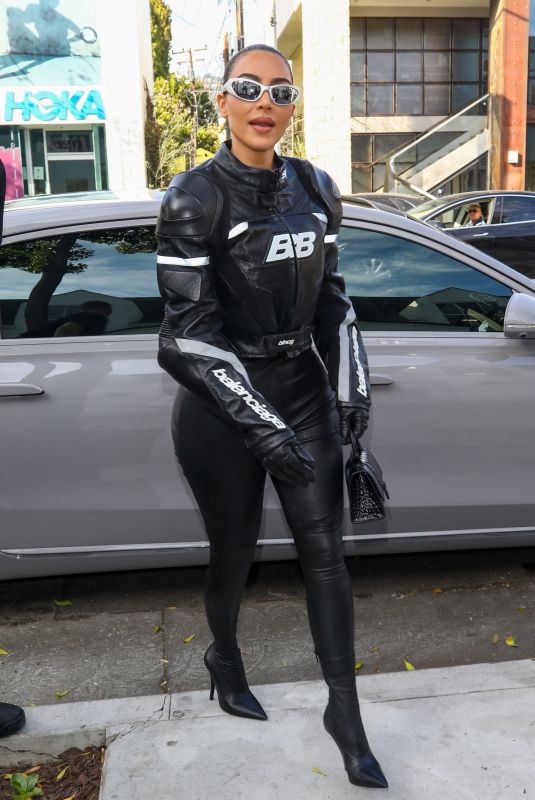 KIM KARDASHIAN Arrives at Revolve Social House Grand Ppening in Los Angeles 03/03/2022