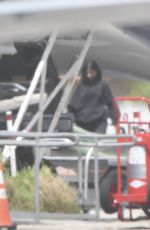 KIM KARDASHIAN Arrives in Miami in Her New Private Jet 03/19/2022