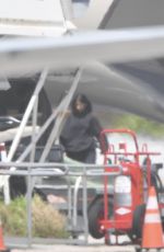 KIM KARDASHIAN Arrives in Miami in Her New Private Jet 03/19/2022