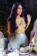 KIM KARDASHIAN at Her Skims Pop up Shop in Miami 03/19/2022