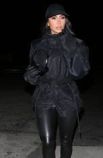 KIM KARDASHIAN Night Out in Beverly Hills 03/15/2022