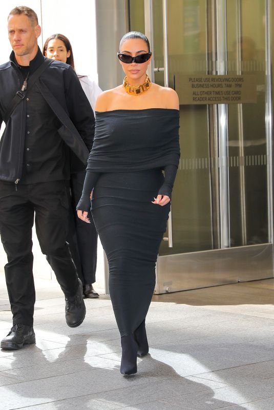 KIM KARDASHIAN Out and About in New York 03/22/2022