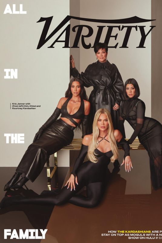 KIM, KOURTNEY and KHLOE KARDASHIAN in Variety Magazine, March 2022