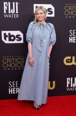 KIRSTEN DUNST at 27th Annual Critics Choice Awards in Los Angeles 03/13/2022
