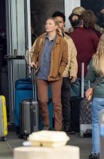 KIRSTEN DUNST on the Set of Civil War in Atlanta 03/18/2022