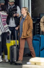 KIRSTEN DUNST on the Set of Civil War in Atlanta 03/18/2022