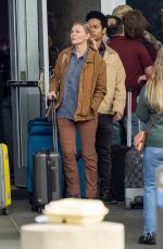 KIRSTEN DUNST on the Set of Civil War in Atlanta 03/18/2022