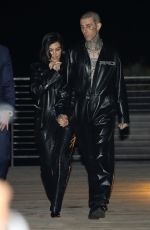 KOURTNEY KARDASHIAN and Travis Barker at Nobu in Malibu 03/25/2022