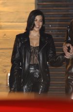 KOURTNEY KARDASHIAN and Travis Barker at Nobu in Malibu 03/25/2022
