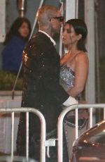 KOURTNEY KARDASHIAN and Travis Barker Leaves Vanity Fair Oscar Party in Beverly Hills 03/27/2022