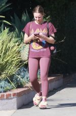 KRISTEN BELL Heading for Morning Exercise in Los Feliz 03/22/2022