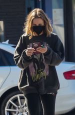 KRISTEN BELL Heading to a Gym Session in Los Feliz 03/01/2022