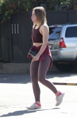 KRISTEN BELL Heading to Workout in Los Feliz 03/11/2022