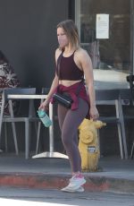 KRISTEN BELL Heading to Workout in Los Feliz 03/11/2022