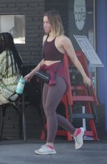KRISTEN BELL Heading to Workout in Los Feliz 03/11/2022