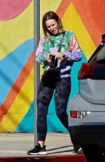 KRISTEN BELL Heading to Yoga Class in Los Angeles 03/10/2022