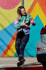 KRISTEN BELL Heading to Yoga Class in Los Angeles 03/10/2022
