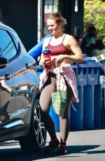 KRISTEN BELL Leaves a Gym in Los Feliz 03/24/2022