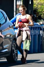 KRISTEN BELL Leaves a Gym in Los Feliz 03/24/2022