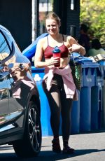KRISTEN BELL Leaves a Gym in Los Feliz 03/24/2022