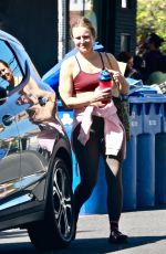 KRISTEN BELL Leaves a Gym in Los Feliz 03/24/2022