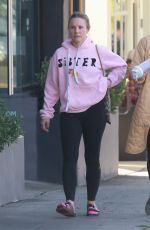 KRISTEN BELL Leaves Workout at Her Favorite Los Feliz Gym 03/29/2022