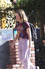 KRISTEN BELL Out and About in Los Angeles 03/02/2022