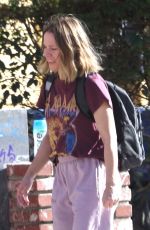 KRISTEN BELL Out and About in Los Angeles 03/02/2022