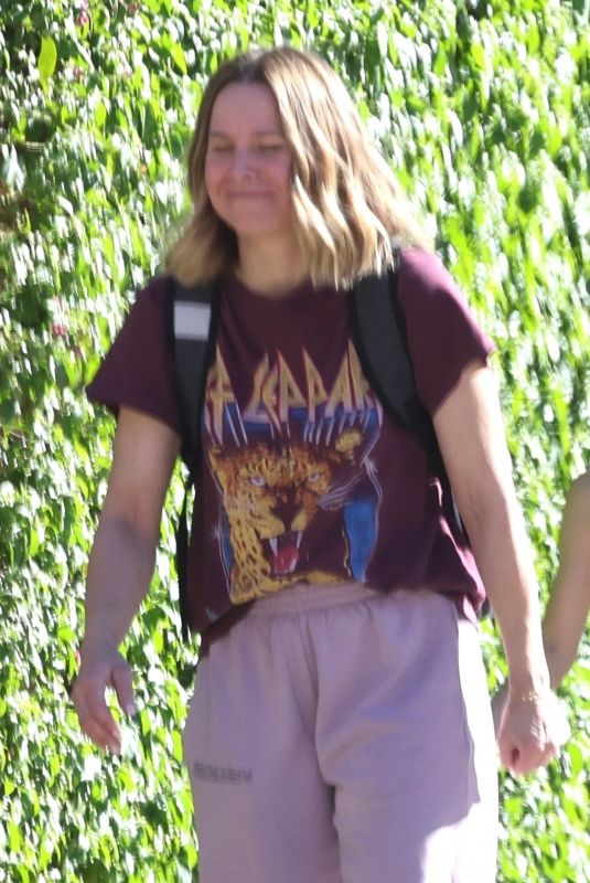 KRISTEN BELL Out and About in Los Angeles 03/02/2022
