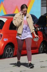 KRISTEN BELL Out and About in Los Angeles 03/21/2022