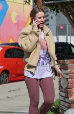KRISTEN BELL Out and About in Los Angeles 03/21/2022