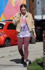 KRISTEN BELL Out and About in Los Angeles 03/21/2022