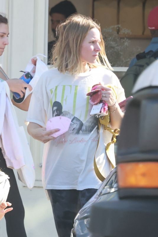 KRISTEN BELL Out in Los Feliz 03/08/2022