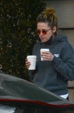 KRISTEN STEWART and DYLAN MEYER Out in Los Feliz 03/01/2022