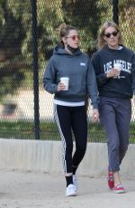 KRISTEN STEWART and DYLAN MEYER Out in Los Feliz 03/01/2022