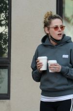 KRISTEN STEWART and DYLAN MEYER Out in Los Feliz 03/01/2022
