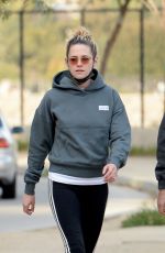 KRISTEN STEWART and DYLAN MEYER Out in Los Feliz 03/01/2022