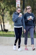 KRISTEN STEWART and DYLAN MEYER Out in Los Feliz 03/01/2022