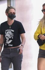 KRISTEN STEWART and DYLAN MEYER Out Shopping in West Hollywood 03/14/2022