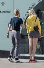 KRISTEN STEWART and DYLAN MEYER Out Shopping in West Hollywood 03/14/2022