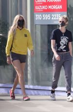 KRISTEN STEWART and DYLAN MEYER Out Shopping in West Hollywood 03/14/2022